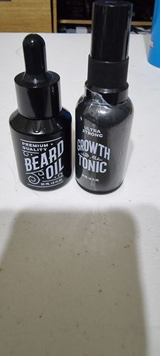 Customer photo review of Aceite Premium de Bergamota para Crecimiento de Barba y Bigote 30 ml