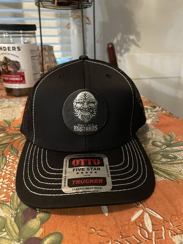 Customer photo review of [12 Pack] 112 Style Leather Patch Trucker Hats - Round Patch