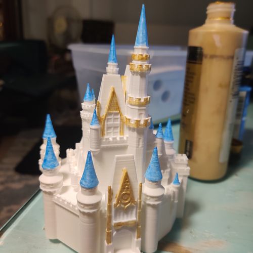 Customer photo review of Cinderella Castle Replica (Non light-up)