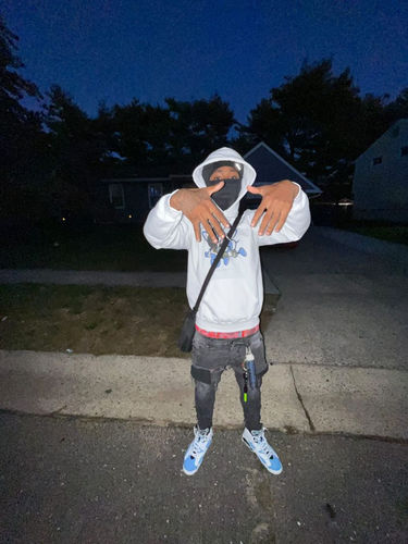 Customer photo review of Jordan 6 UNC DopeSkill Hoodie Sweatshirt Work Hard Bee Graphic