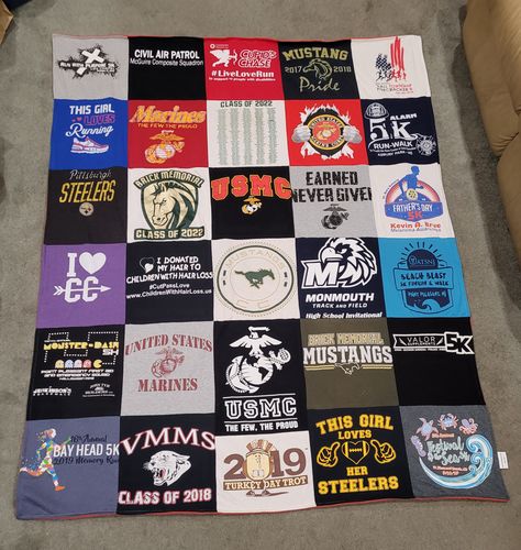 Customer photo review of Classic T-Shirt Blanket