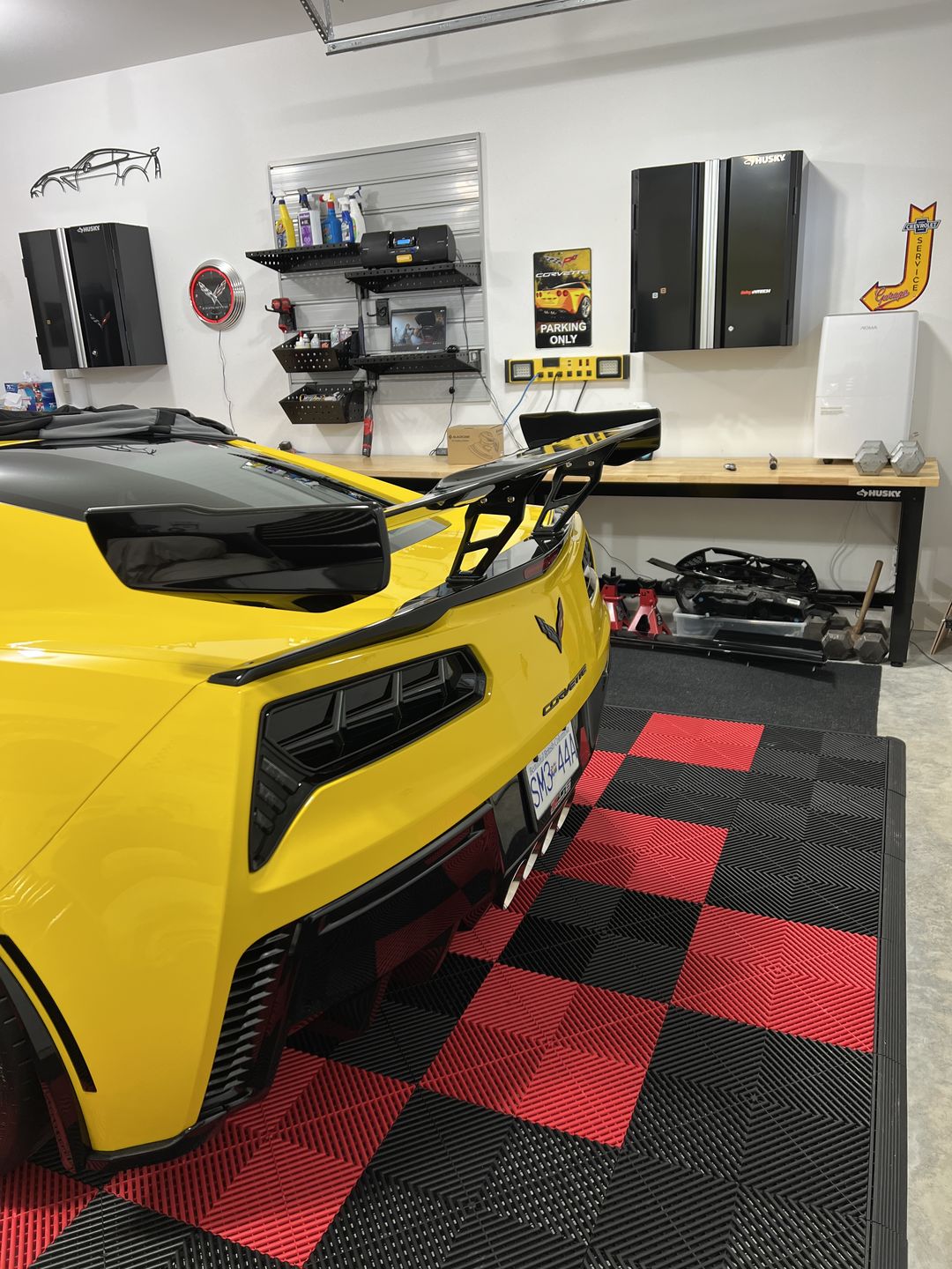 Customer photo review of Corvette C7 ZR1 ZTK Conversion Rear Spoiler High Wing
