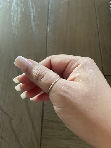 Customer photo review of gold filled samantha ring