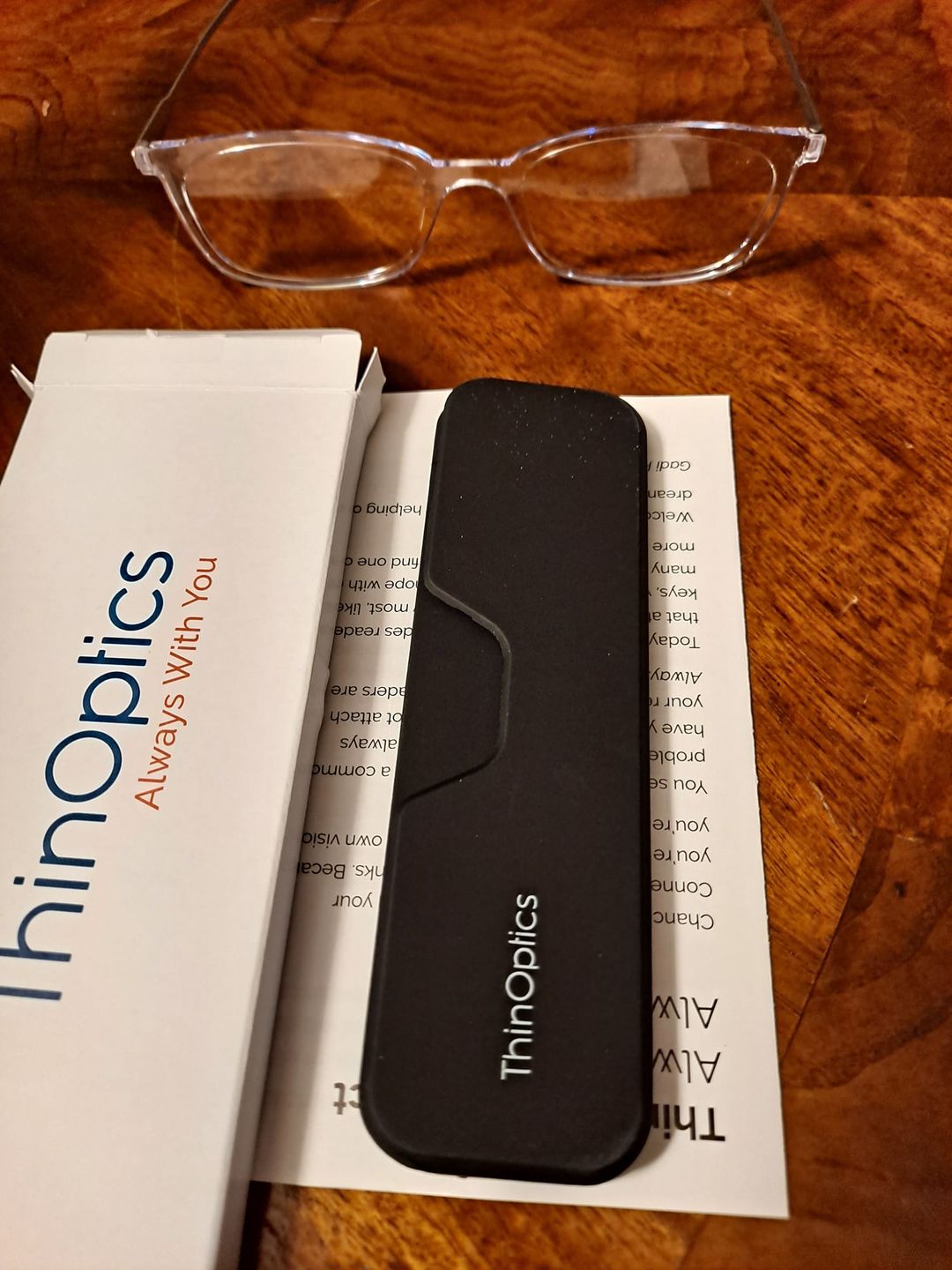 Customer photo review of Connect Reading Glasses + Connect Case
