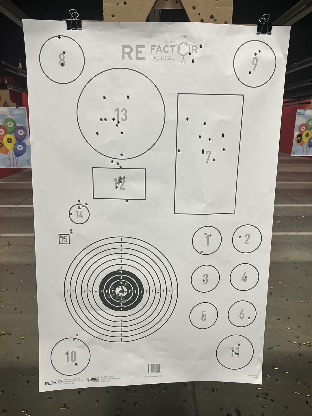 Customer photo review of Essentials Shooting Target