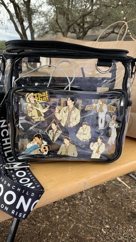 Customer photo review of Moonchild Tour Bag Enamel Pin Inserts