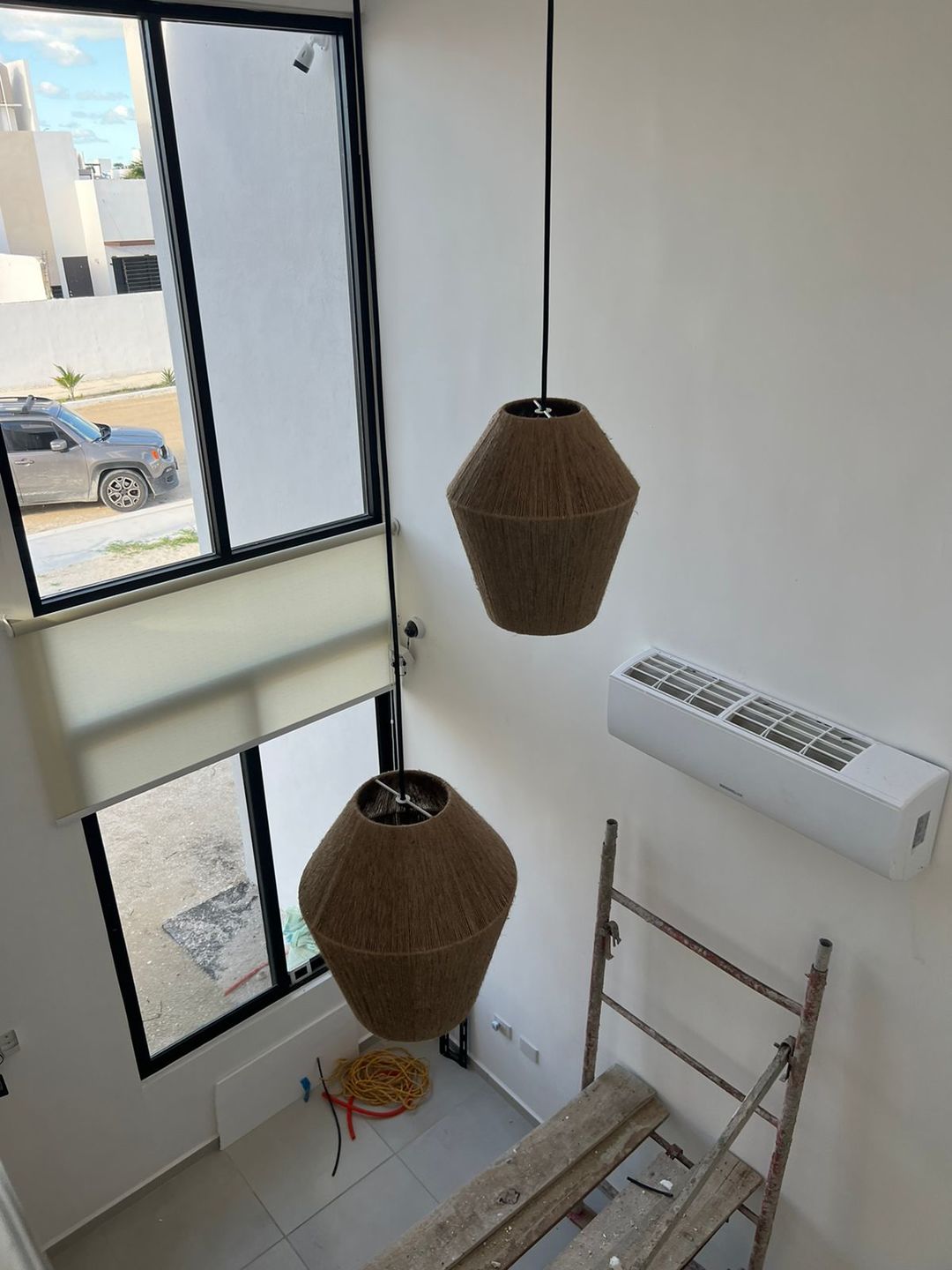 Customer photo review of UXMAL- LÁMPARA COLGANTE DE YUTE