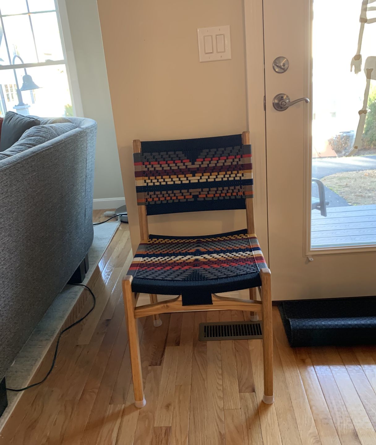 Customer photo review of Chontales Dining Chair w/ Armrests | San Geronimo Pattern