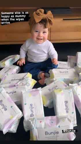 Customer photo review of 24 Pack of Probiotic Baby Wipes