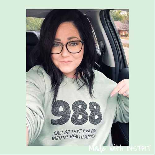 Customer photo review of 988 (Call or Text 988 For Mental Health Support)