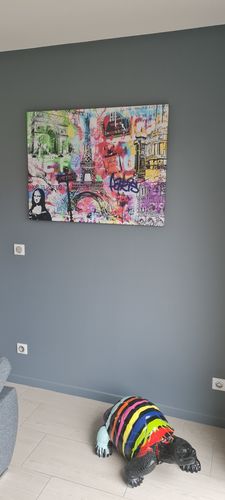 Customer photo review of Tableau Pop Art Paris