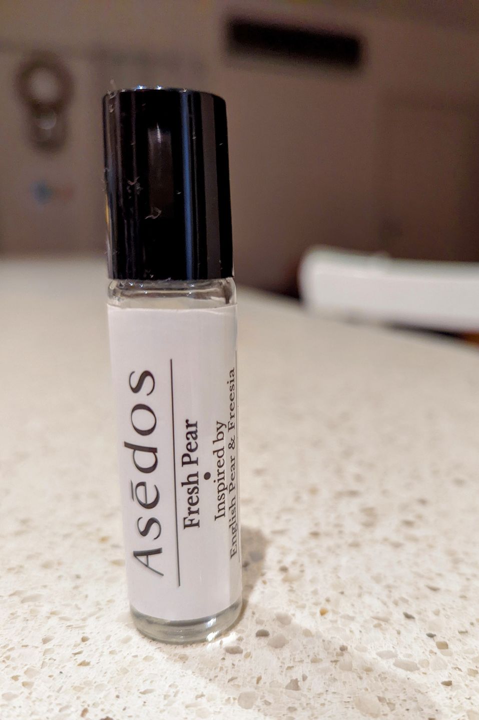 Customer photo review of FRESH PEAR PERFUME OIL