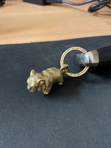 Customer photo review of Tiger Desk Accent