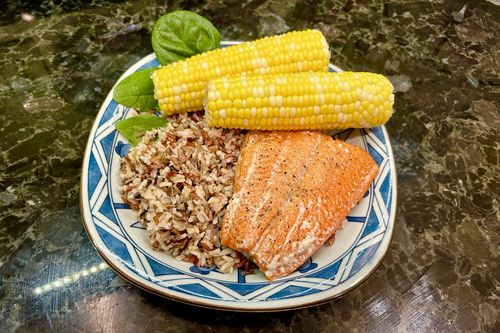 Customer photo review of Set of 2 - 5x8" Alder Grilling Planks