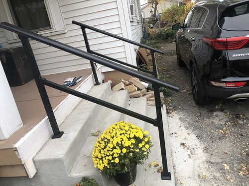 Customer photo review of Stairs Handrail Kit