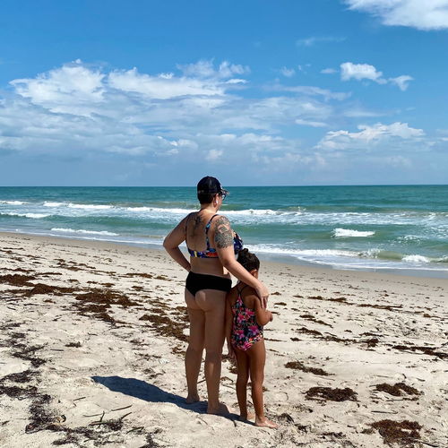 Customer photo review of 'Empower' Mid Rise Cheeky Bikini Bottom