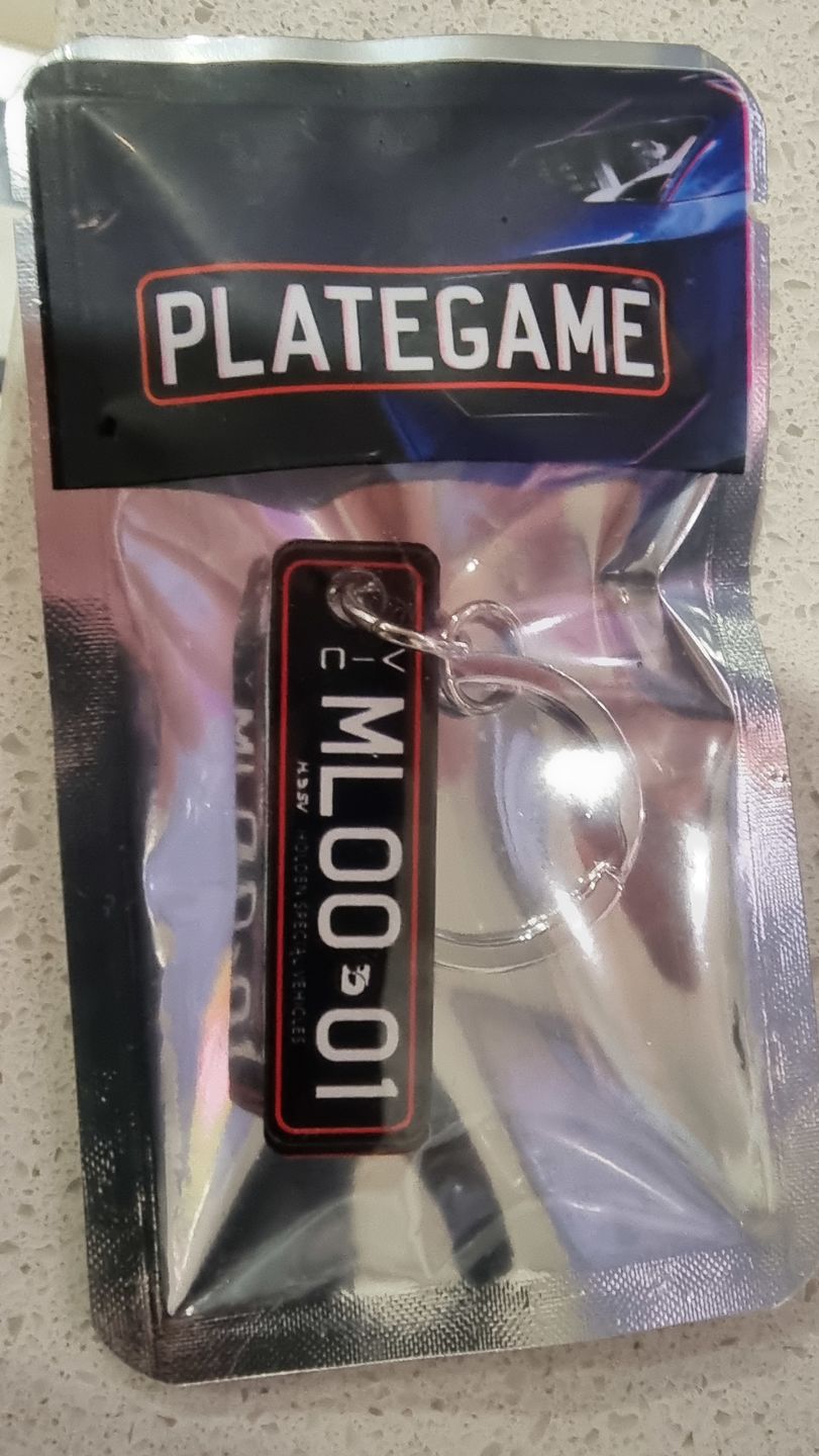 Customer photo review of VIC HSV Licence Plate Custom Keychain