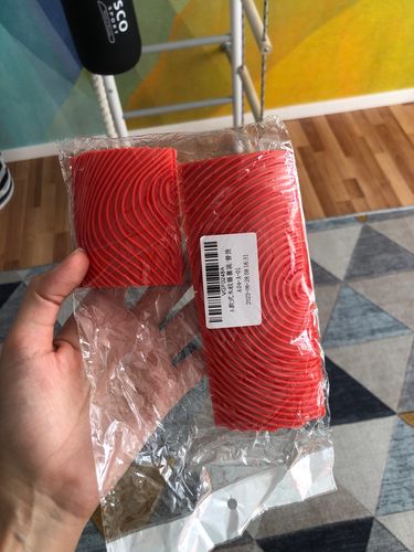 Customer photo review of 2pcs Rubber Imitation Wood Grain Wall Painting Decorative Roller Brushes