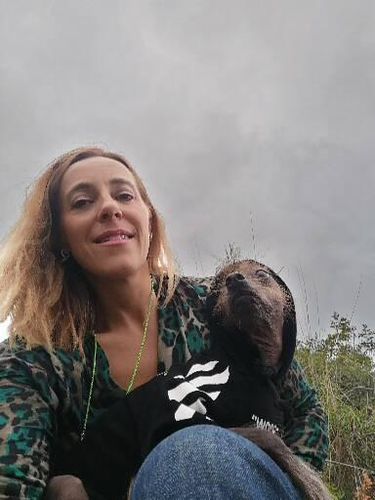 Customer photo review of Felpa "woof" Nera