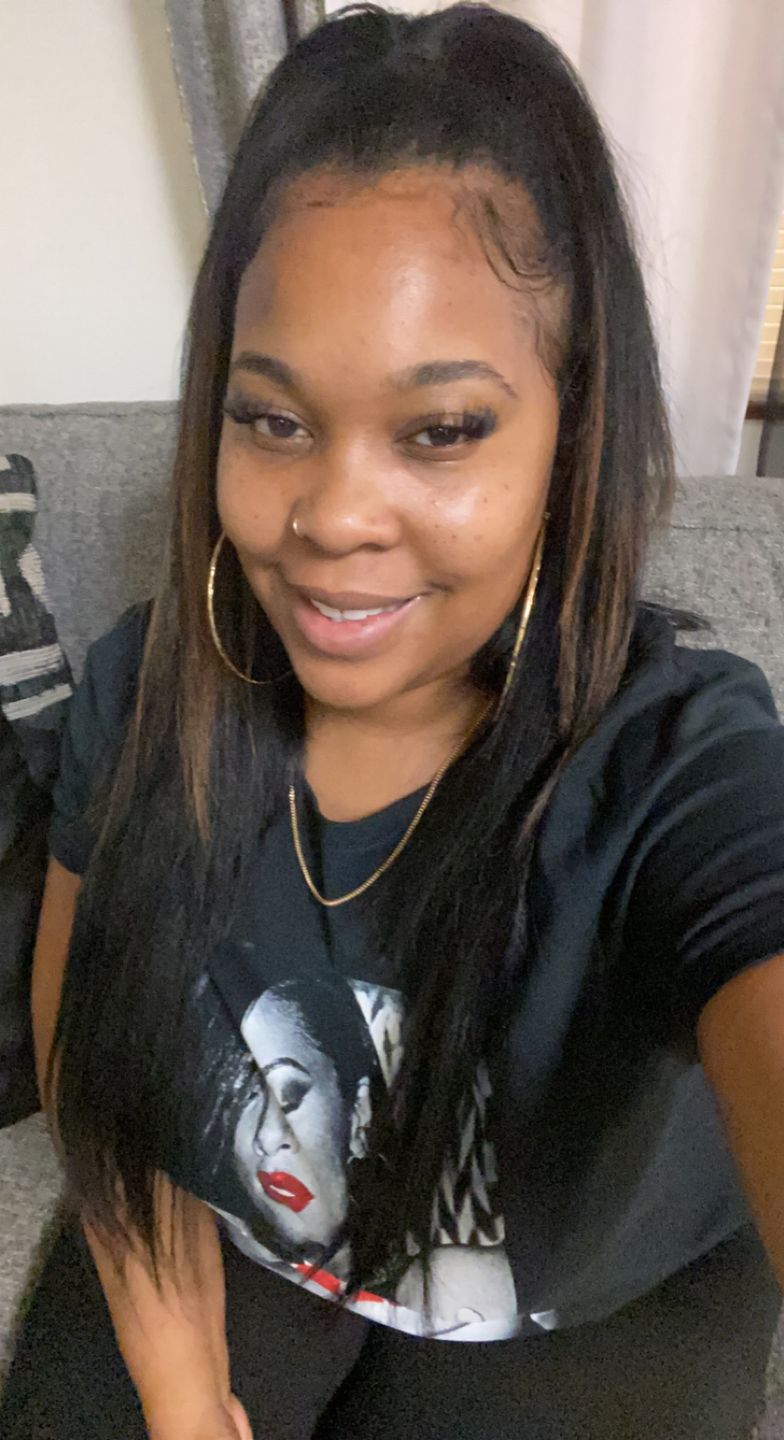 Customer photo review of Natural Color Light Yaki Tape In Hair Extension