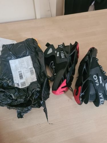 Customer photo review of Cyberpunk Techwear Sneakers