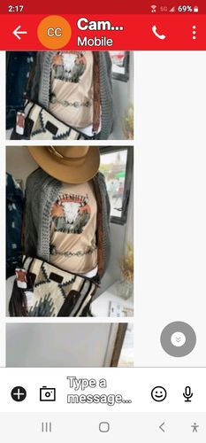 Customer photo review of WOMEN'S LONG SLEEVE FRINGE DETAIL DENIM JACKET