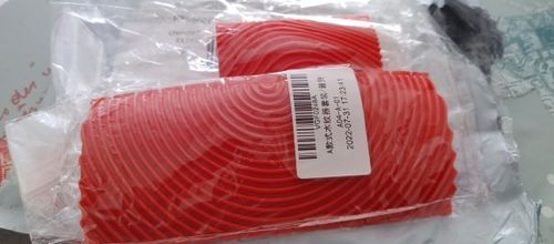 Customer photo review of 2pcs Rubber Imitation Wood Grain Wall Painting Decorative Roller Brushes