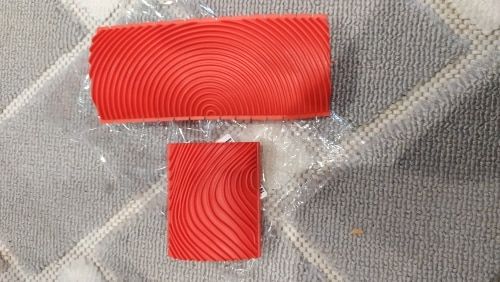 Customer photo review of 2pcs Rubber Imitation Wood Grain Wall Painting Decorative Roller Brushes
