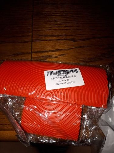 Customer photo review of 2pcs Rubber Imitation Wood Grain Wall Painting Decorative Roller Brushes