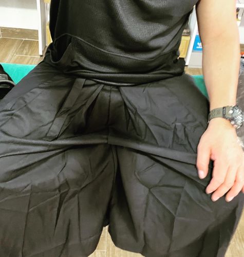 Customer photo review of A-line Culottes Casual Pants