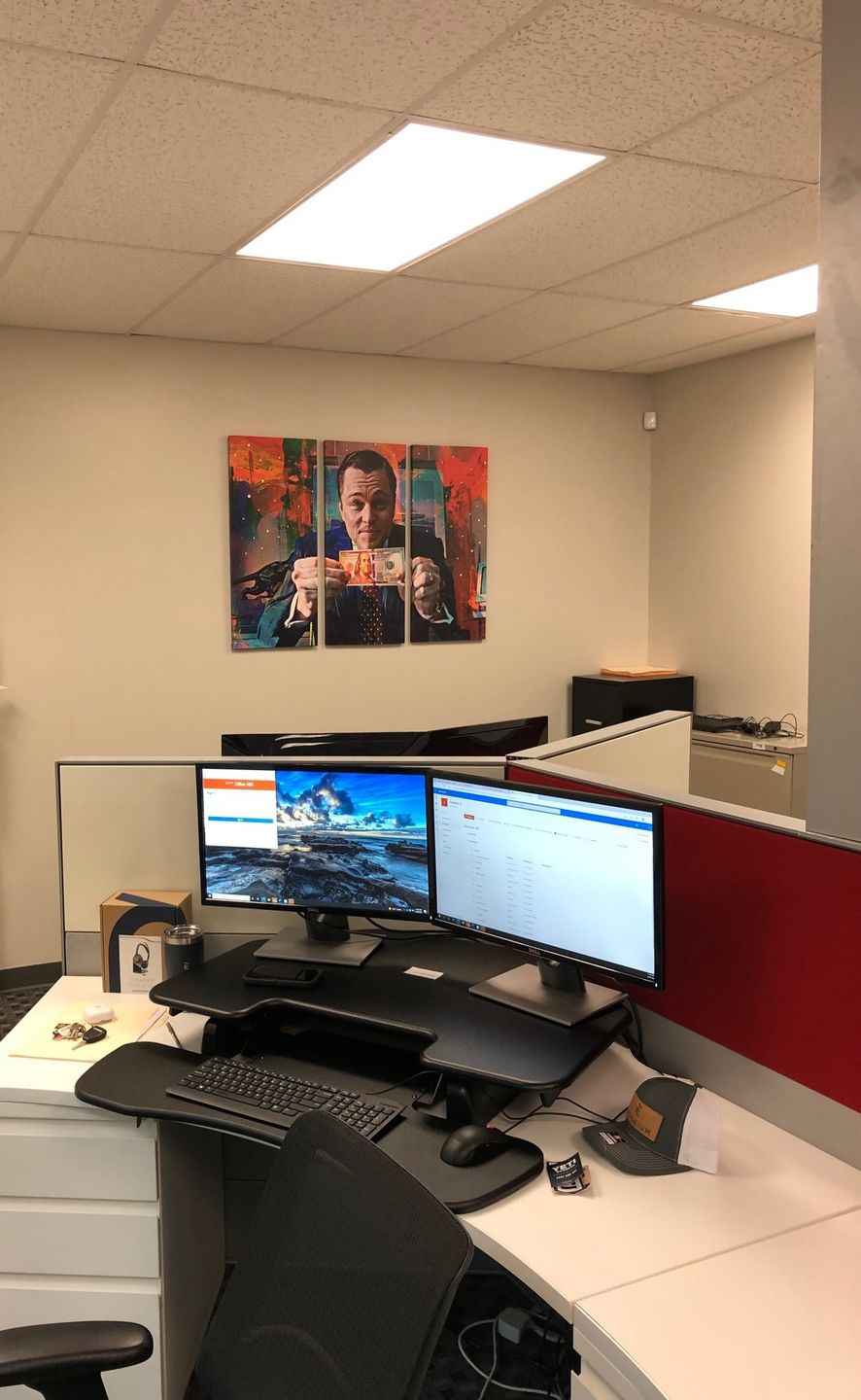 Customer photo review of The Wolf of Wall Street Wall Art