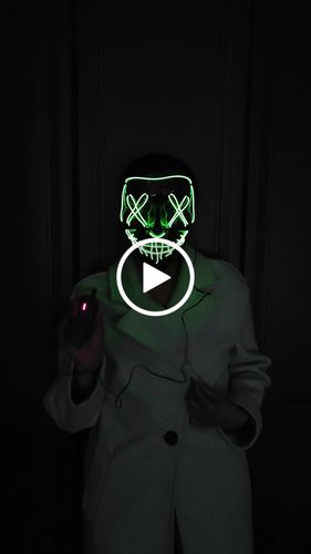 Customer video review of PURGA de Halloween LED Control Remoto