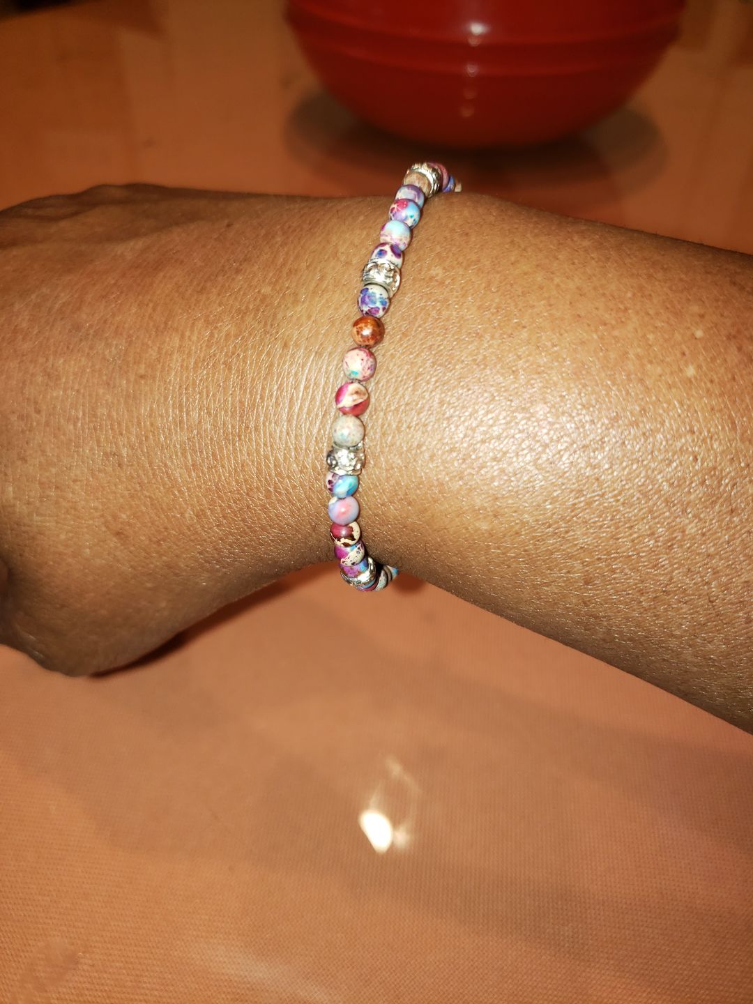 Customer photo review of Tibetan Energy Bracelet