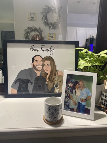 Customer photo review of Custom Fur-mily Portrait