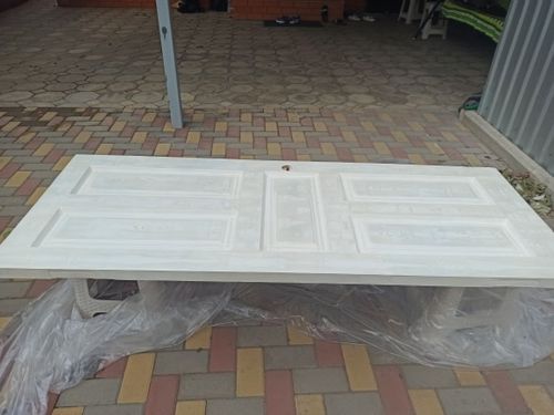 Customer photo review of 2pcs Rubber Imitation Wood Grain Wall Painting Decorative Roller Brushes