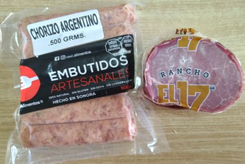 Reseña con foto de un cliente sobre Salchicha Parrillera o Chorizo Argentino