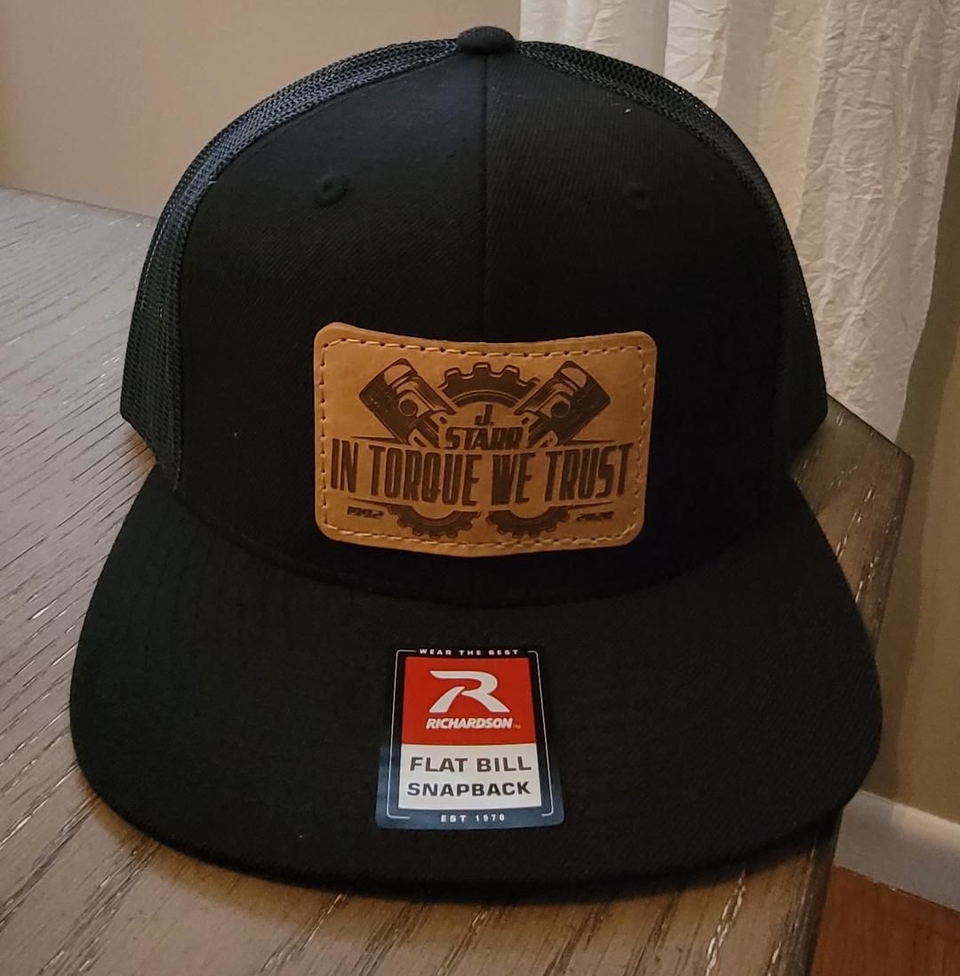 Customer photo review of Richardson 511 Custom Leather Patch Hat