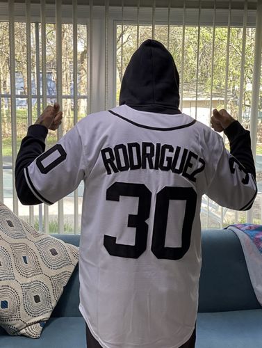 Customer photo review of The Sandlot Benny 'The Jet' Rodriguez Baseball Jersey