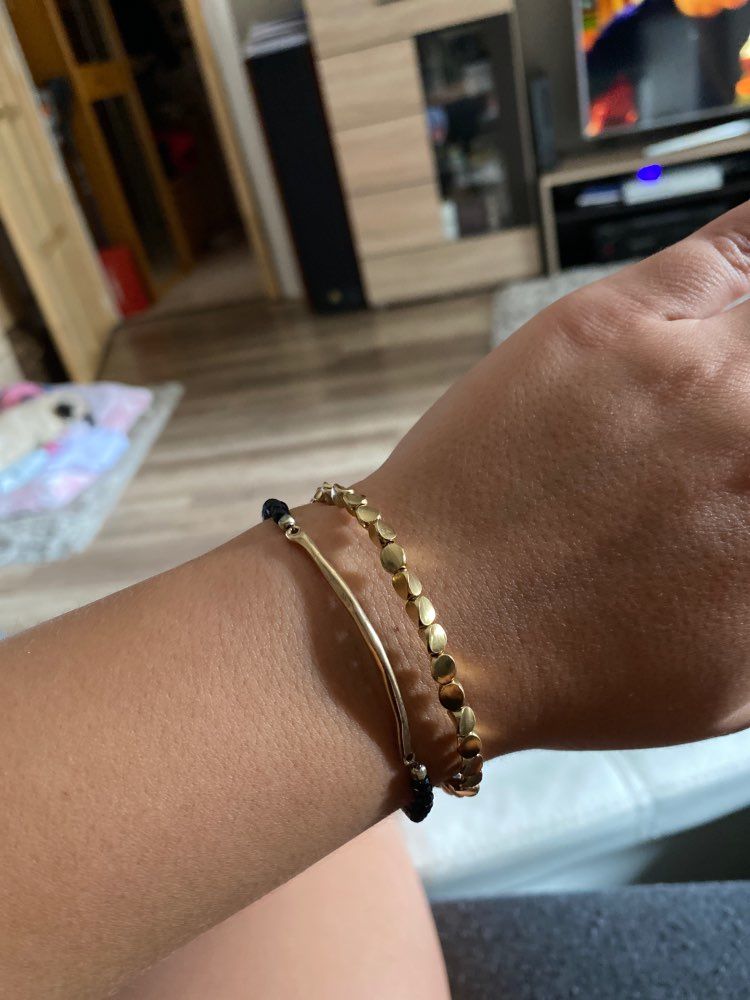 Customer photo review of Tibetan Lucky Copper Bracelet