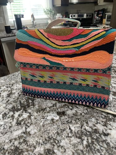Customer photo review of Daphne Embellished Laptop Bag