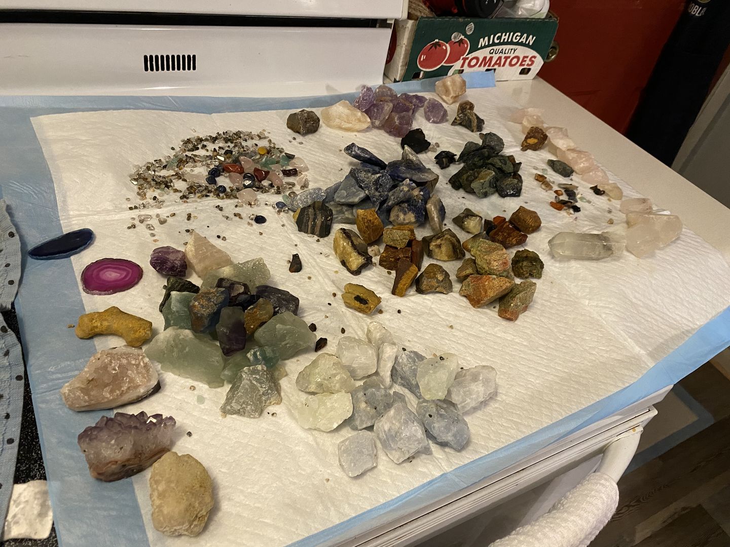 Customer photo review of Scoop of Tumbled Stones