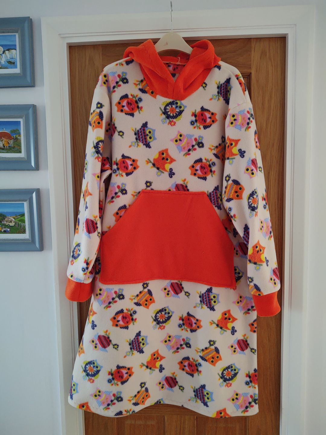 Customer photo review of Multicoloured Owls Anti Pill Polar Fleece Fabric