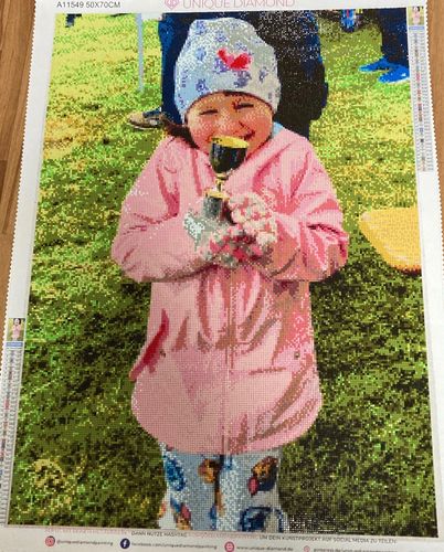 Customer photo review of Dein Foto als 5D Diamond Painting
