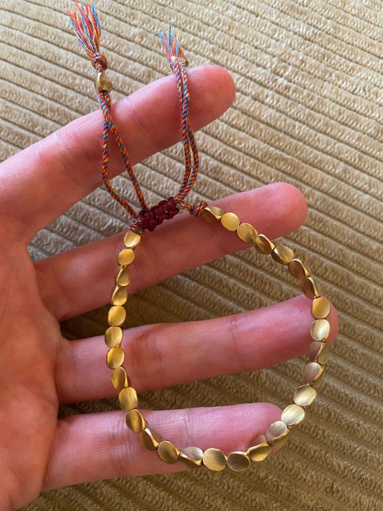 Customer photo review of Tibetan Lucky Copper Bracelet