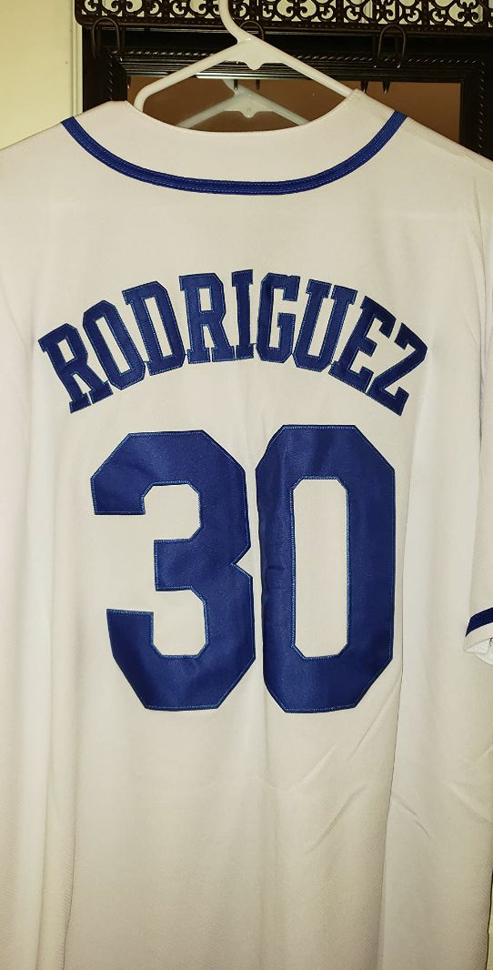 Customer photo review of The Sandlot Benny 'The Jet' Rodriguez Baseball Jersey