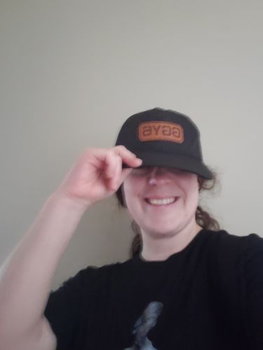 Customer photo review of GGY6 Genuine USA Leather Patch - Lite Series Perforated Cap