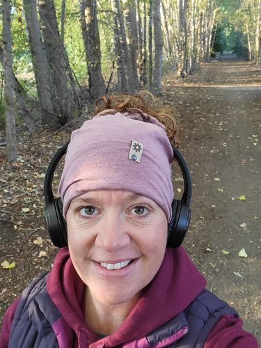 Customer photo review of Monashee Twist ~ Multi Wear 5-in-1 Beanie
