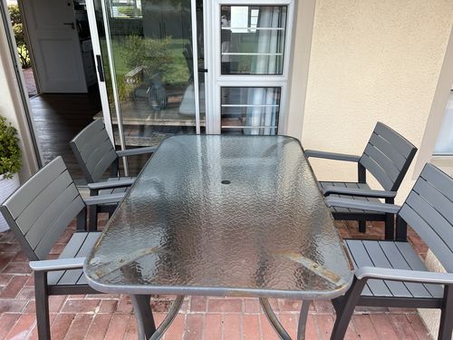 Customer photo review of Harmony Dining Arm Chair