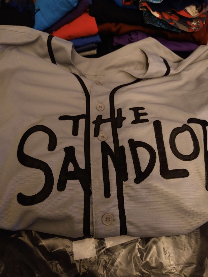 Customer photo review of The Sandlot Benny 'The Jet' Rodriguez Baseball Jersey