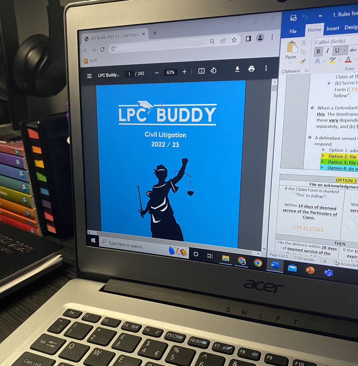 Customer photo review of LPC Buddy™ 2022 / 23 | Complete Core Module Guide | Distinction Level Study Guide for the LPC (Electronic)